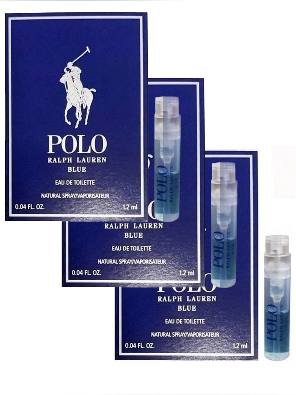 Ralph Lauren Polo Blue EDT 3PK NEW Tester